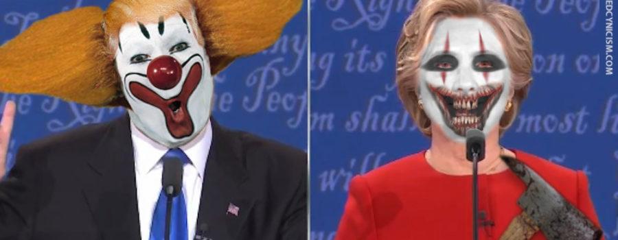 Debate Clowns: Trump and Clinton