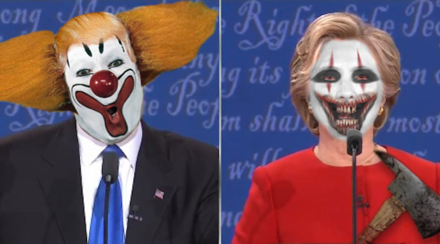Debate Clowns: Trump and Clinton