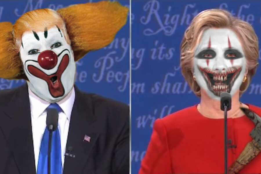 Debate Clowns: Trump and Clinton