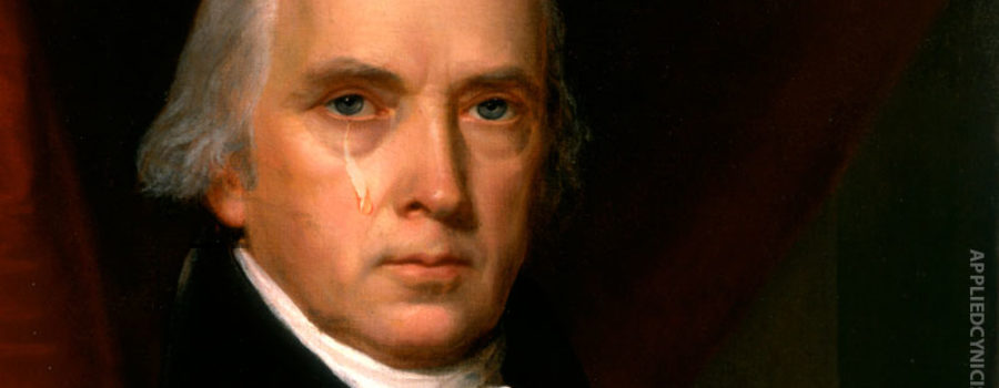 James Madison crying